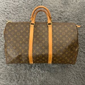 Pre-loved LV Monogram Keepall 50cm
